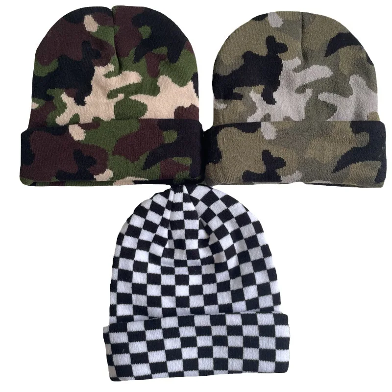 Cute Leopard Beanie Cap Couple Knit Cap Acrylic Cow Print Hat Lovely Winter Men Women Thick Winter Warm Cow Print Bonnet Hat