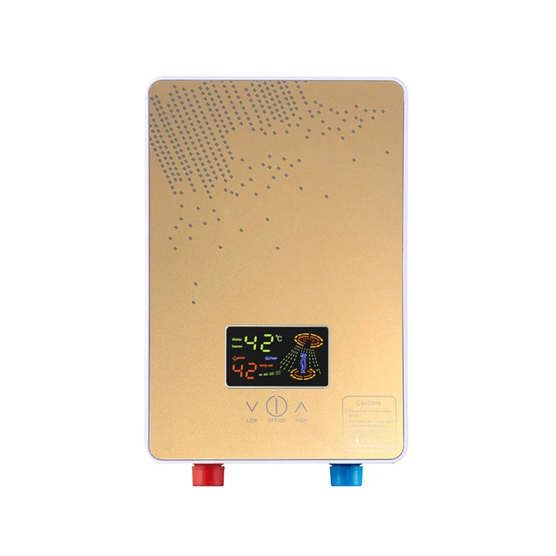 Factories Price 5kw Waterproof Infrared  Instant Electric Shower Water Heater Instant Shower Heater