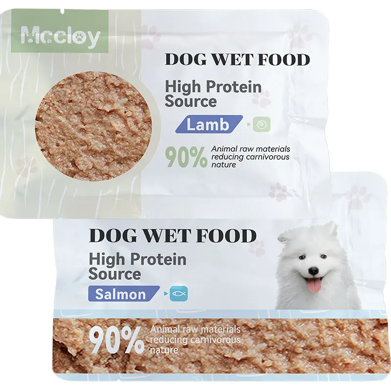 OEM/ODM Affordable Dog Wet Food Snacks with Multiple Flavors, Customized Independent Packaging