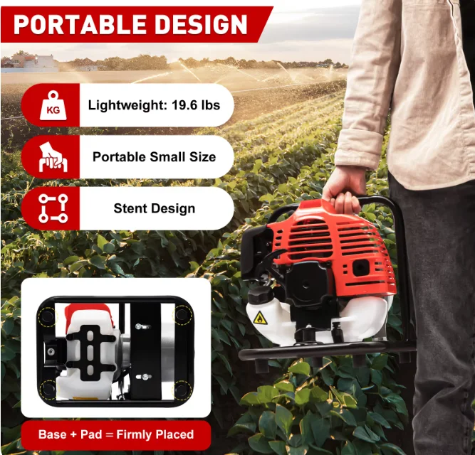 3HP Portable Garden Farm Water Pump High Pressure Piston Pump Energy Saving for Irrigation Agriculture Customizable OEM Support