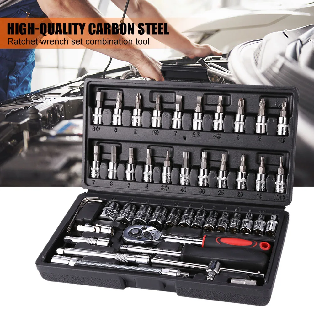 Small 9-piece Set of Emergency Tools Safety Hammer Hardware Tool Set Car Home Box Toolbox Repair Simple Combination