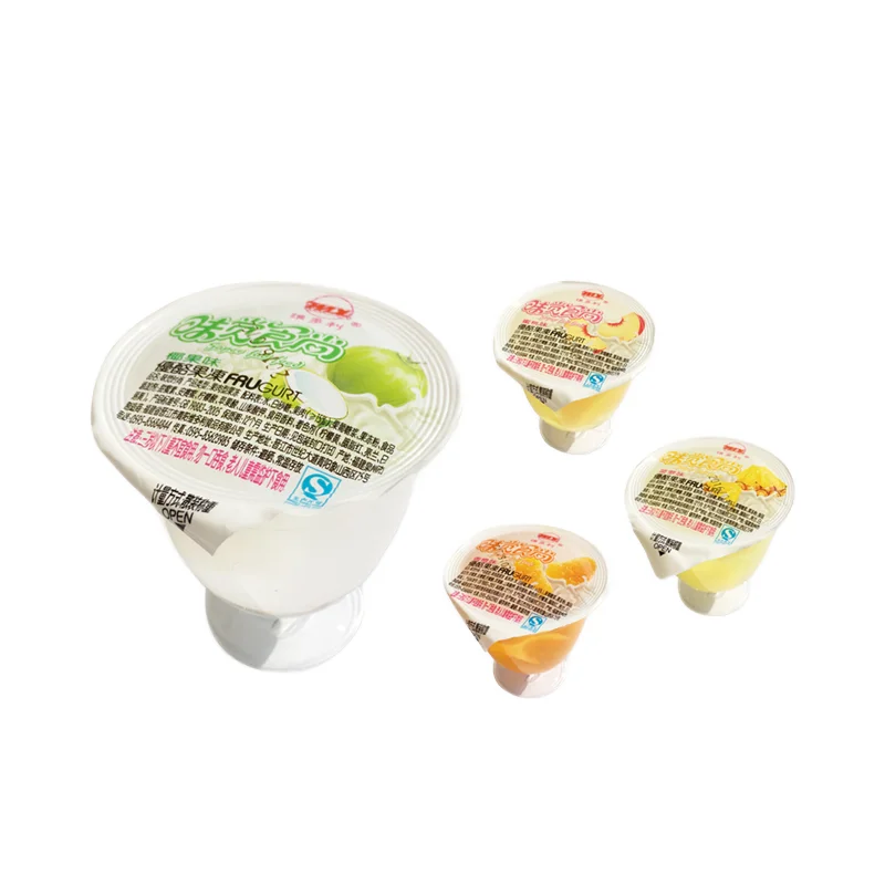 WDL, оптовая продажа, 65 г, нежирное желе, кокосовое желе, пудинг, фруктовое желе в бокале для вина