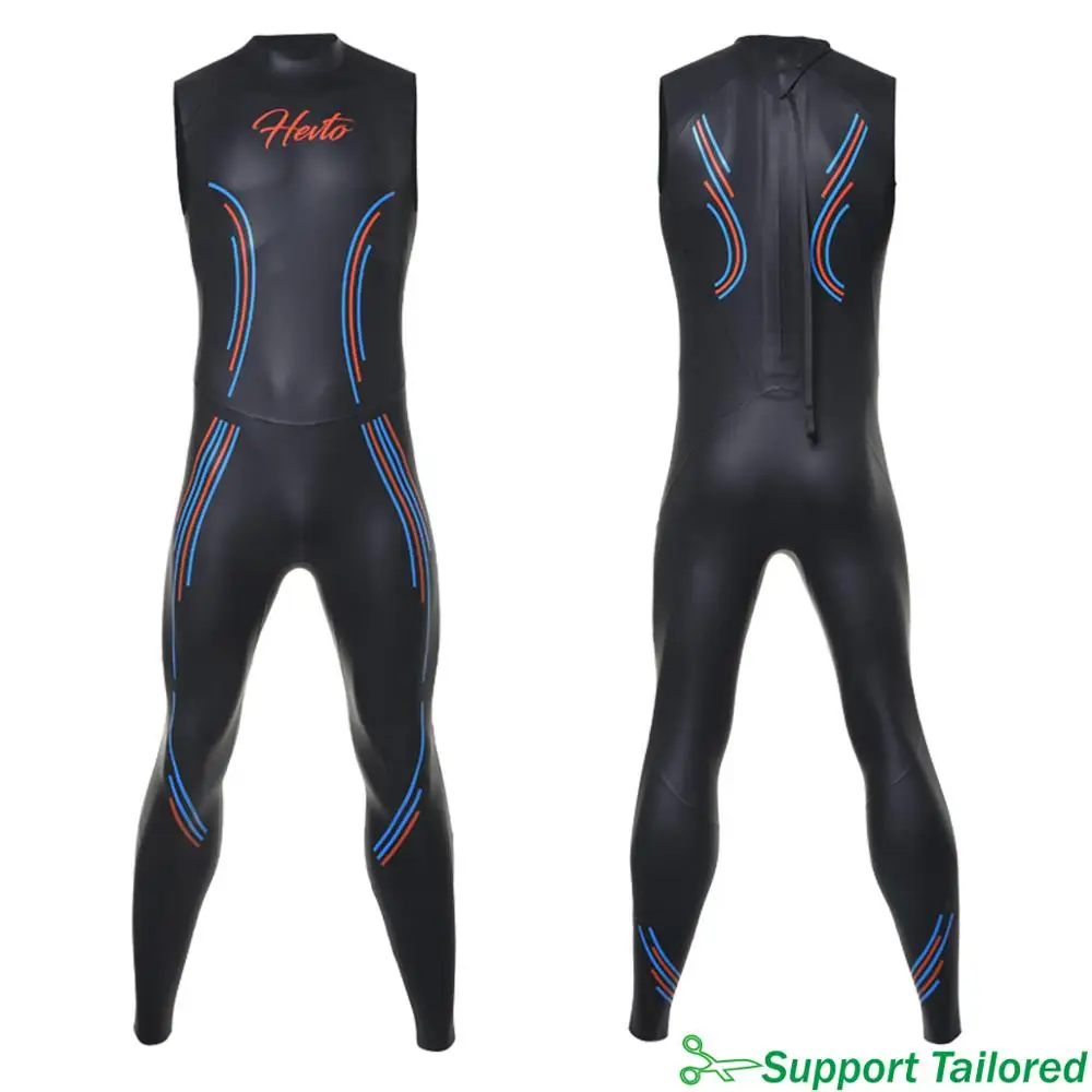 High Quality 3mm Smooth Yamamoto Neoprene Professional Triathlon Sleeveless Wetsuit For Men and Women Universal