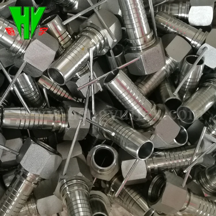 Various hydraulic hose fitting types supply hydraulic line hose swivel coupler