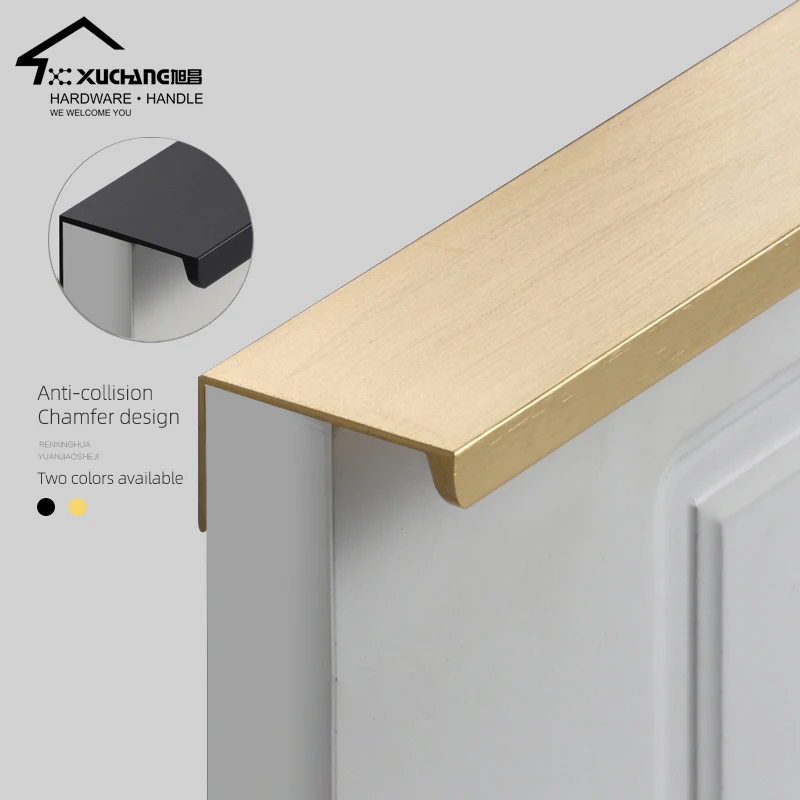 Aluminium Profile Kitchen Unite Cabinets Handel Handles Furniture Handle & Knob,furniture Handle & Knob Modern Simple 1 Pcs