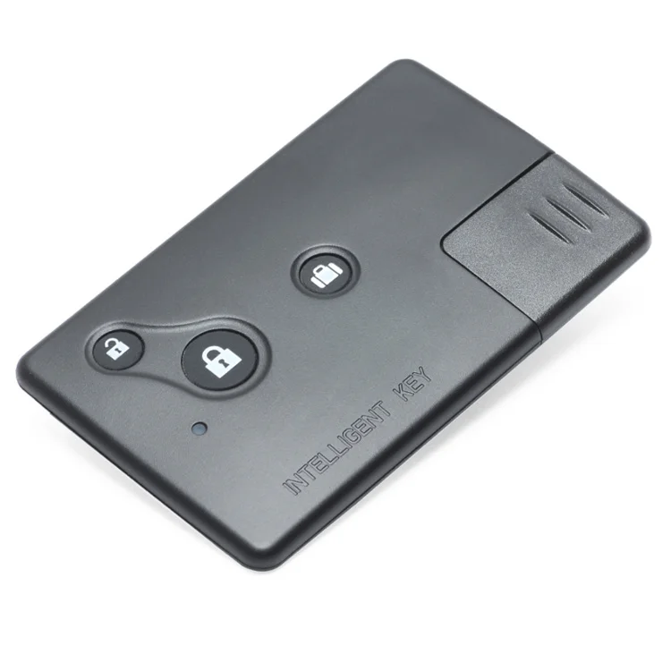 Smart Card Remote Control Car Key Shell Case Cover for Nissan Teana Old Model, Replacement Fob 3 Button With Insert Blade