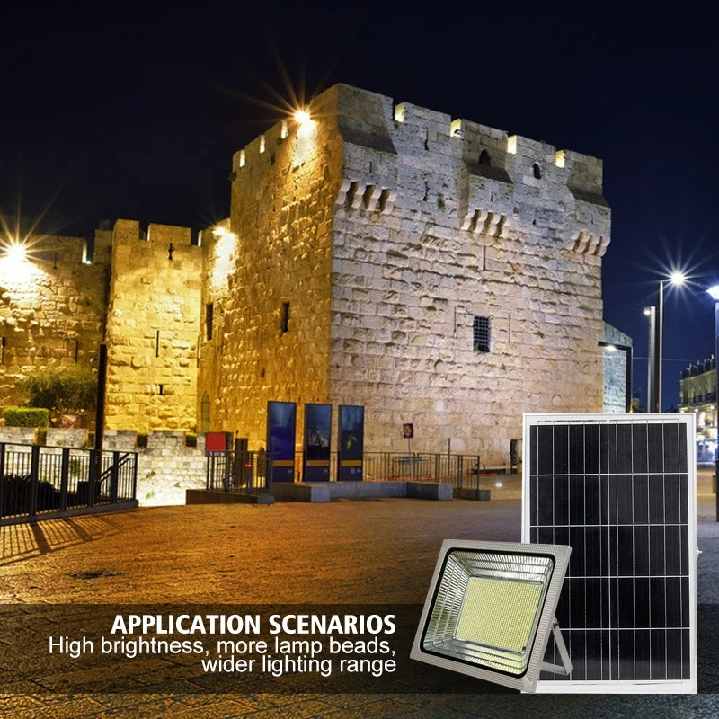 1000w lamp Outdoor Twin Flood Light One Solar Panel Ip65 1000 Watt Led Flood Light