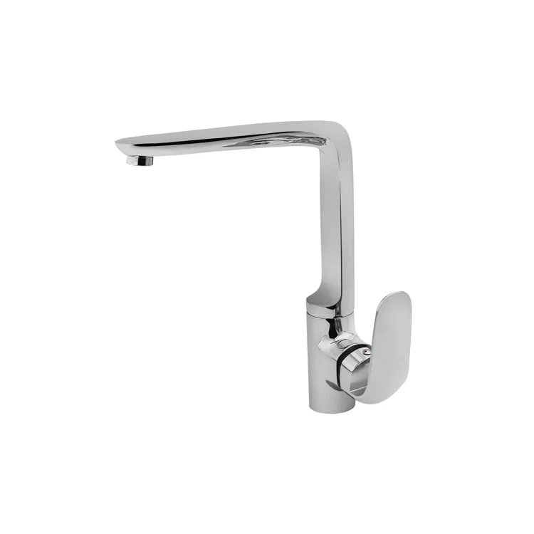 Modern Brass Chrome Single Lever Rain Shower Faucets Wall Mount Shower mixer