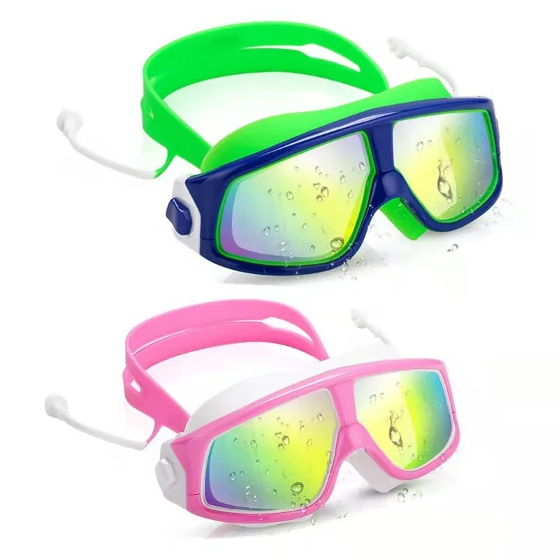 Wide Vision Swimming Goggles For Children No Leaking Anti Fog Waterproof Kids Swim Goggles