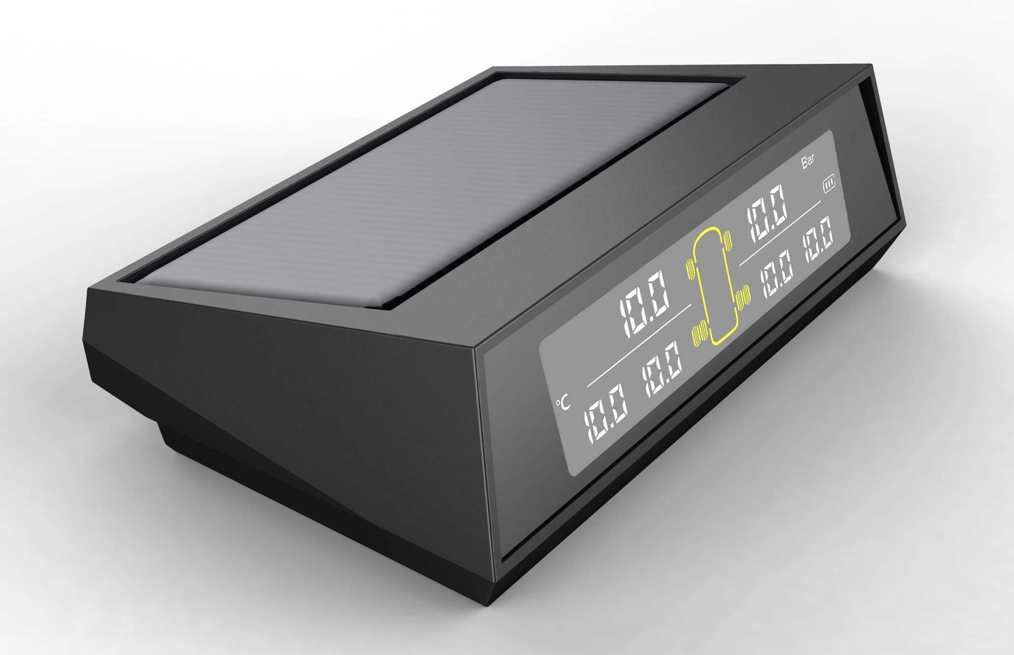 Solar Power Wireless Automatic tpms tire pressure monitoring Car Tire pressure sensor TPMS