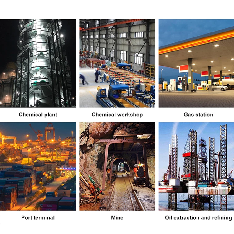 Chemical Warehouse Gas Station Mine Lighting Explosion Proof Lamp High Bay Light Ip65 Waterproof 50w Explosion-Proof Lights