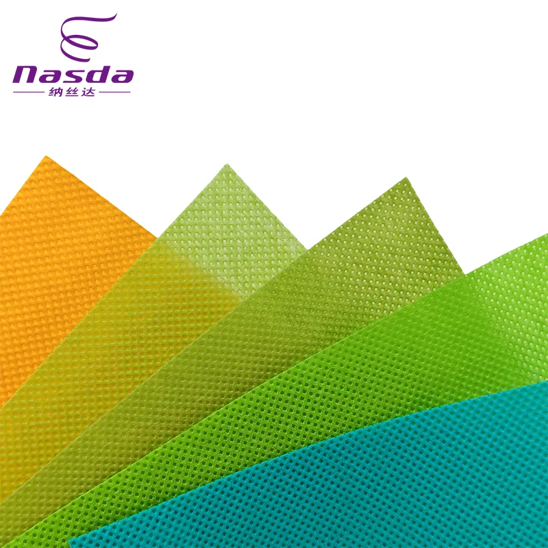 Eco Friendly Manufacturers Polypropylene Spunbonded Non-woven Fabric 100%PP tela non woven cloth