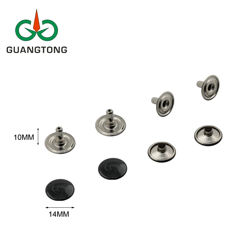 Guangtong hardware manufacture rivets best supplier of iron and brass rivet for bags