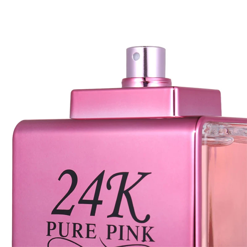 Wholesale 24K pure pink women perfume body spray 100ml LONKOOM original perfume eau de parfum