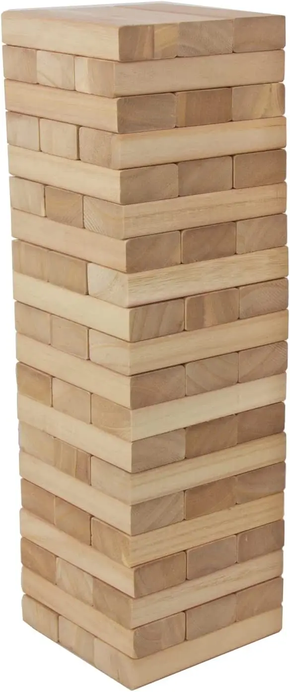 54pcs Giant Outdoor Games Giant Tumble Tower