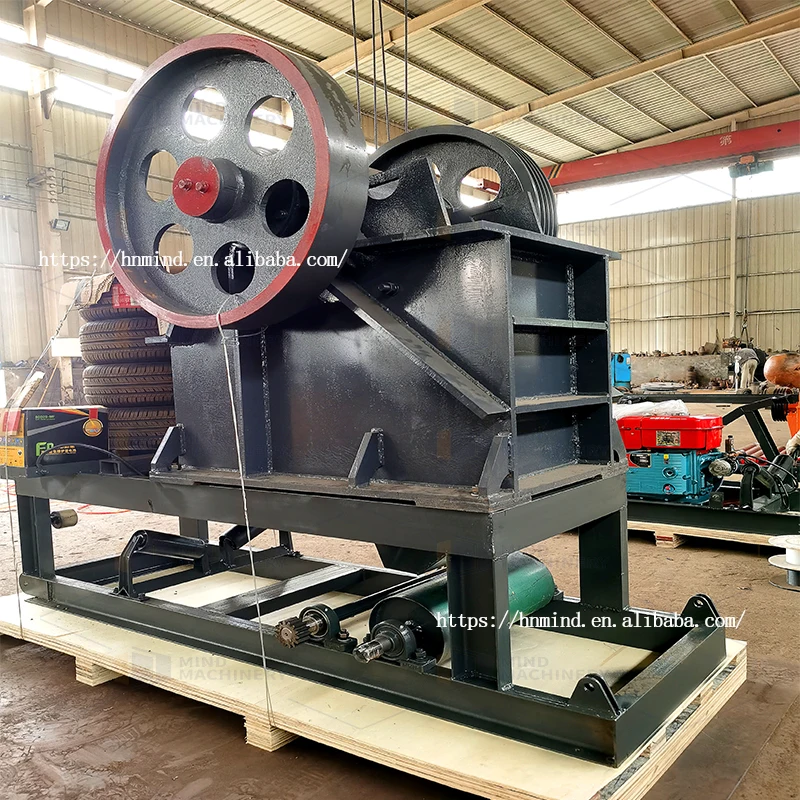 Mining stone jaw crusher machine price, gold ore crusher, primary granite limestone concrete gravel rock crushing jaw crusher