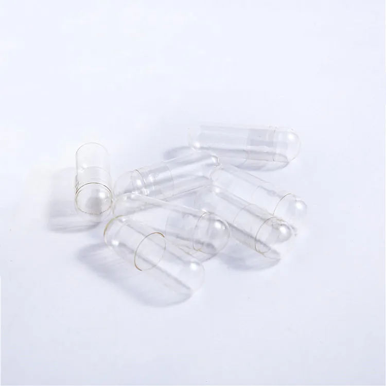 Free Sample Acidproof Delayed Release Enteric HPMC Clear Size 3 Vegetarian Capsules Size 1 Empty Capsule for Medicines