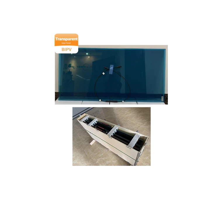 Wholesale Red Blue Natural Colour Pv Bipv 20% 40% 60% 80% Transparent Thin Film Solar Panel
