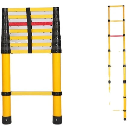 Extendable fiberglass ladder 20ft with high quality and good price