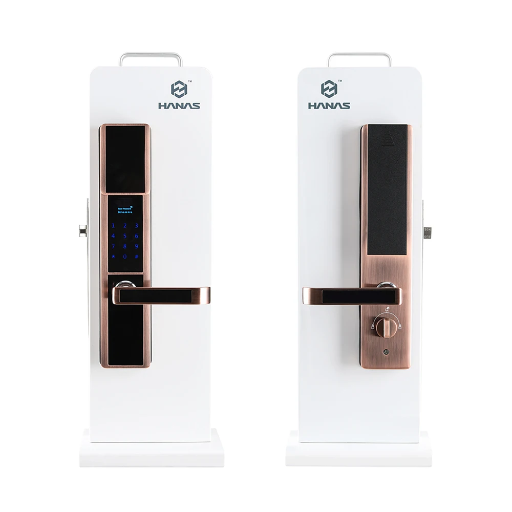 Электронная безопасность, цифровая карта, отпечаток пальца, умные дверные замки для дома, отеля, деревянные двери