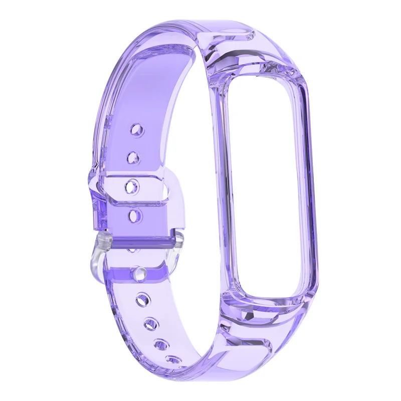 TPU Light Color  Change  watch band strap for samsung galaxy fit 2 sm-r220 ; nature material