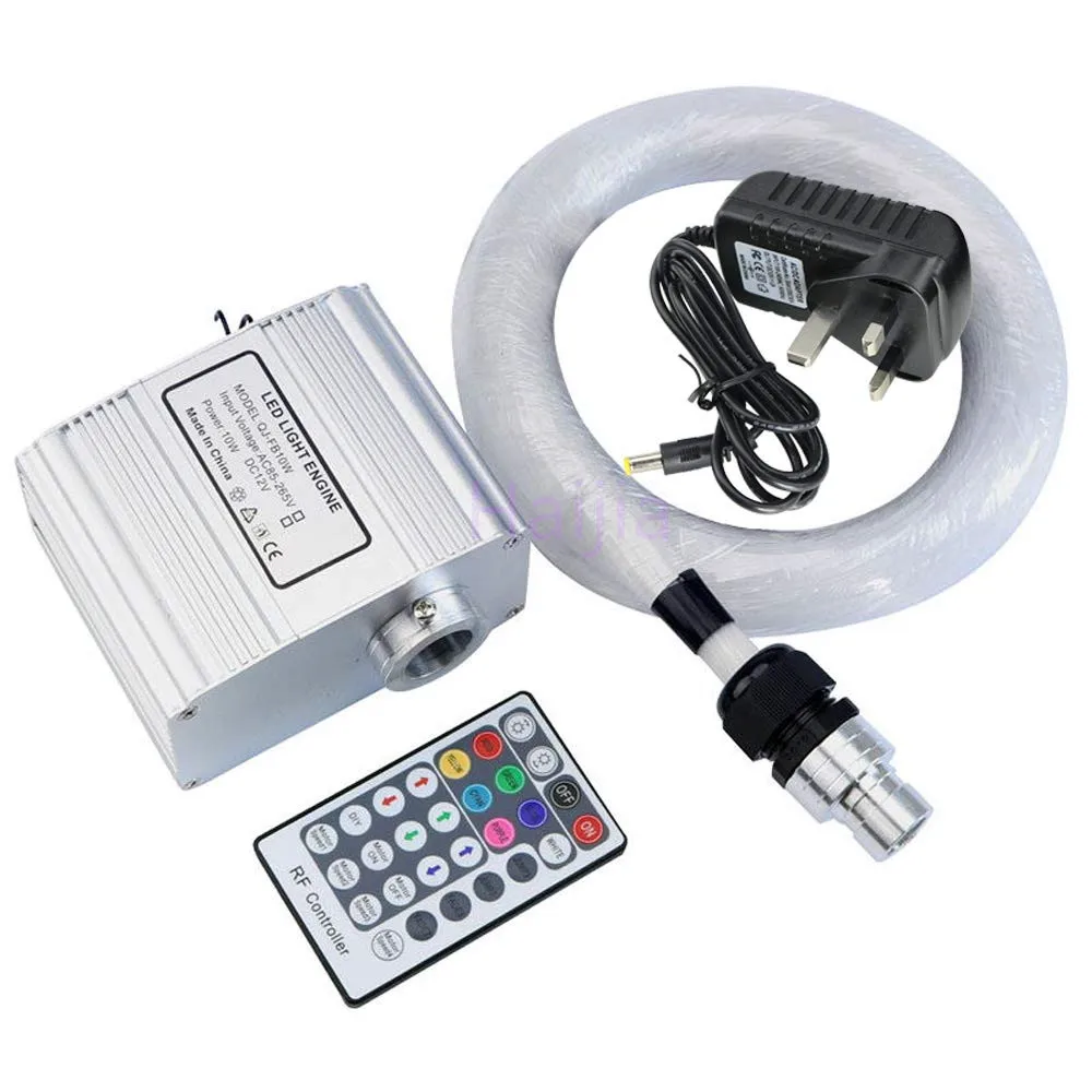 Source factory 0.75mm /1mm 200 pcs *2/3/4/5m DIY mix colors 10W twinkle supper bright Mitsubishi Eska optic fiber star light kit