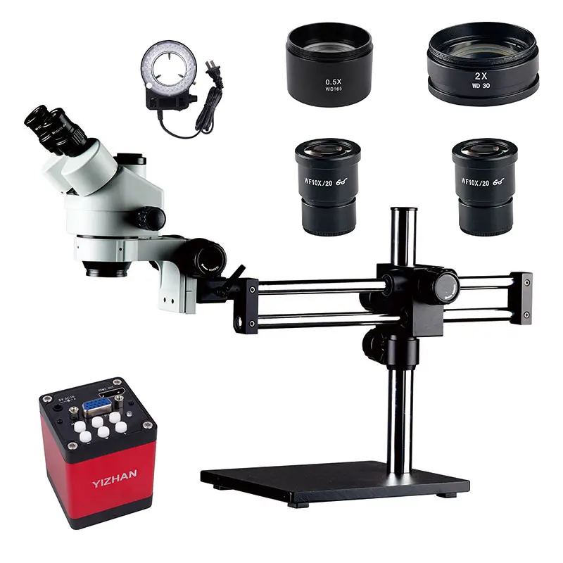 Китайский завод Горячая продажа 3.5X-90X персонализированный Тринокулярный мобильный репарационный PCB телефонный микроскоп