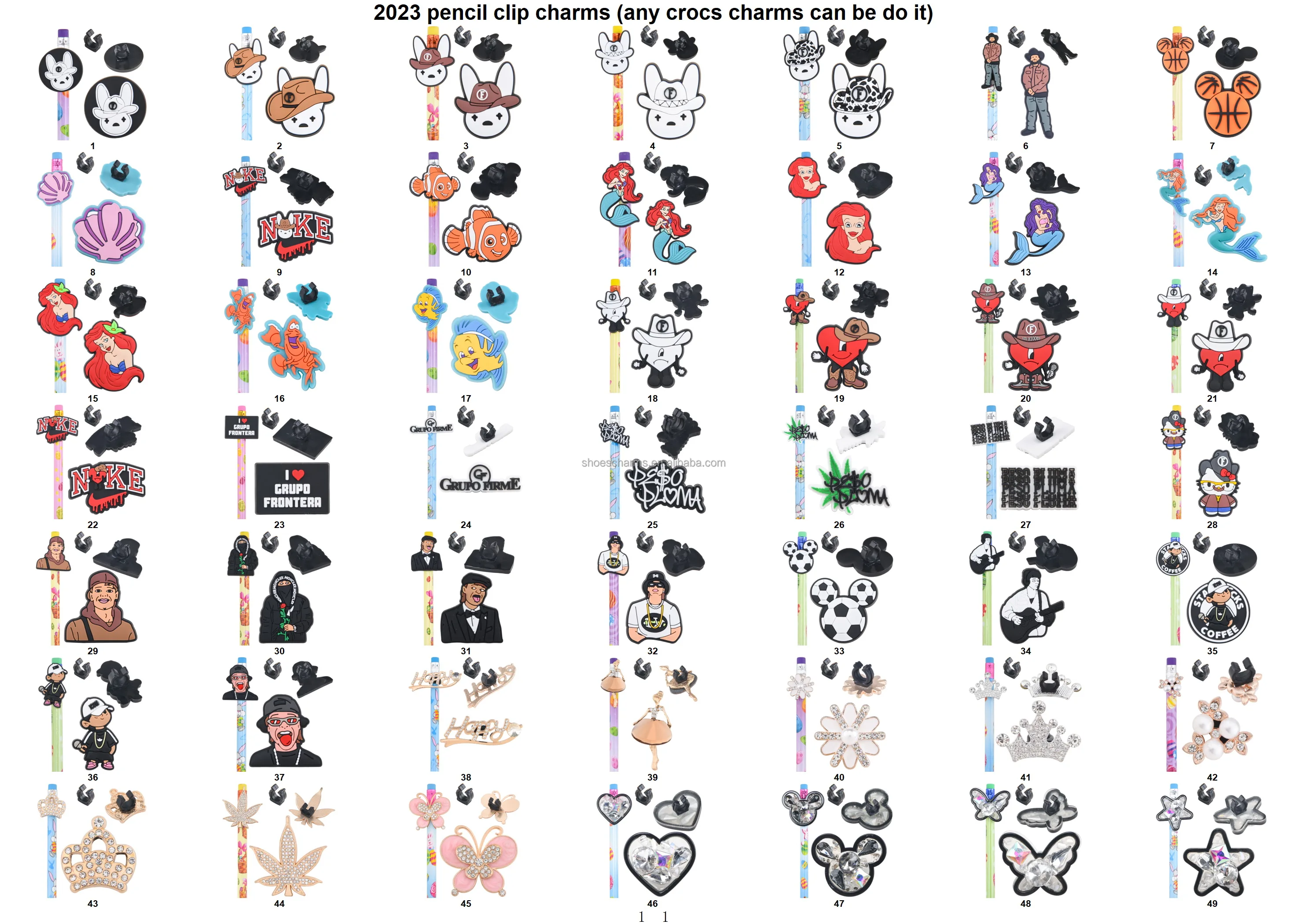 2025 HOT SALES Peso pluma Shockproof Fashion Silicone case for iphone 15 14 13 12 11 pro max phone cover put PVC charms in