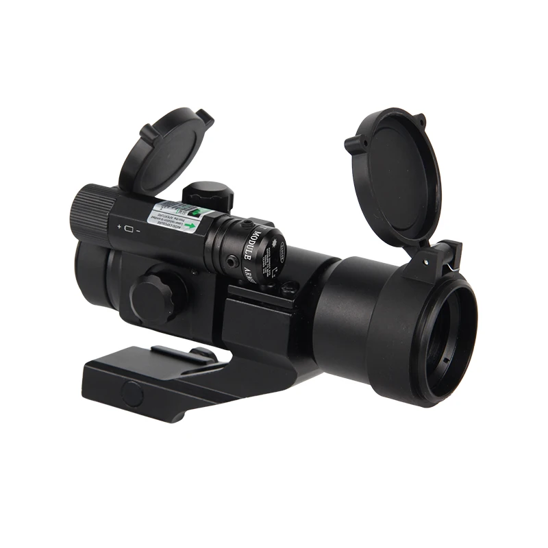 Custom 1x30 Sight M3 Reflex Laser Sight Red Green Dot With Green Laser 20mm Mount Optical Sight Scope Holographic Hunting Scope