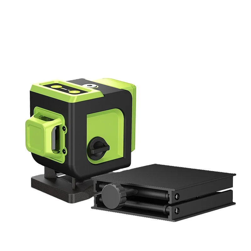 12 линий 3D лазерный нивелир самовыравнивания 360 градусов наклона ротационный лазерный уровень с лазером зеленого цвета с рисунками крестов и линий DIY измерительный инструмент