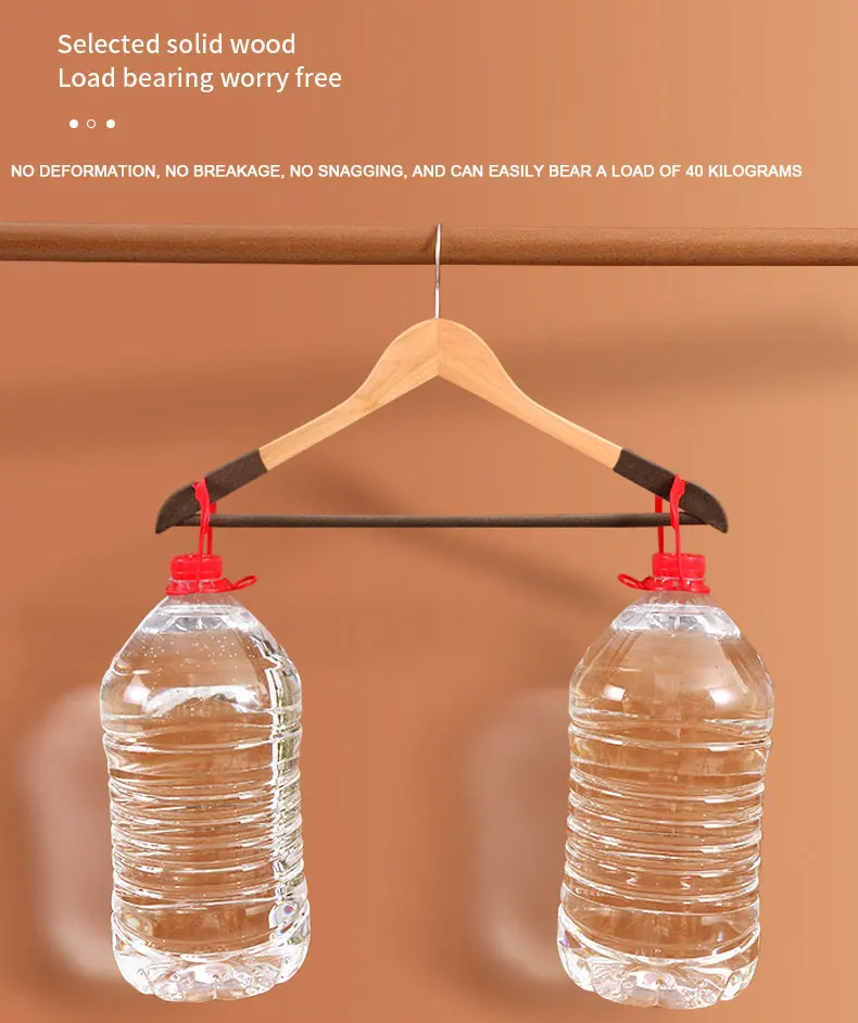 Современная Высококачественная Оптовая Продажа гостиничных мужских костюмов пальто Роскошная бархатная деревянная вешалка для одежды