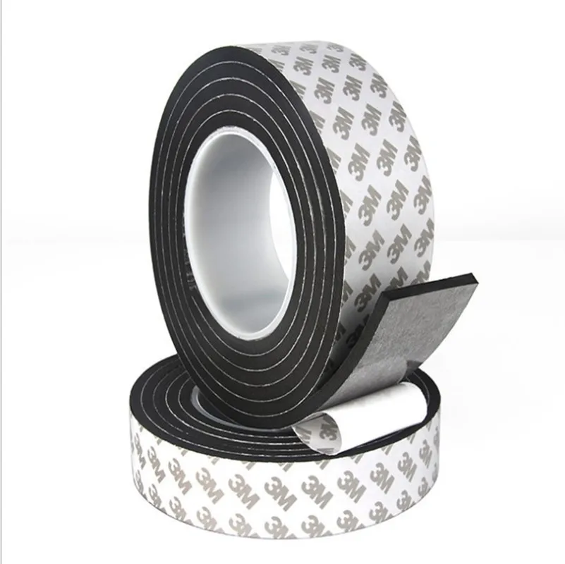 Closed / Open Cell EVA PU Silicone SBR CR EPDM Foam Rubber Sealing Strip 3m Adhesive Backed Foam Strips