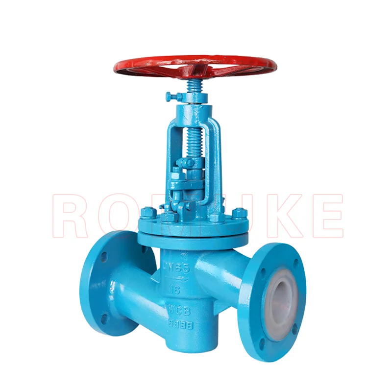 J41F46-16C ГБ стандартная углеродистая сталь WCB PTFE выстроились фланец ручной запорный клапан