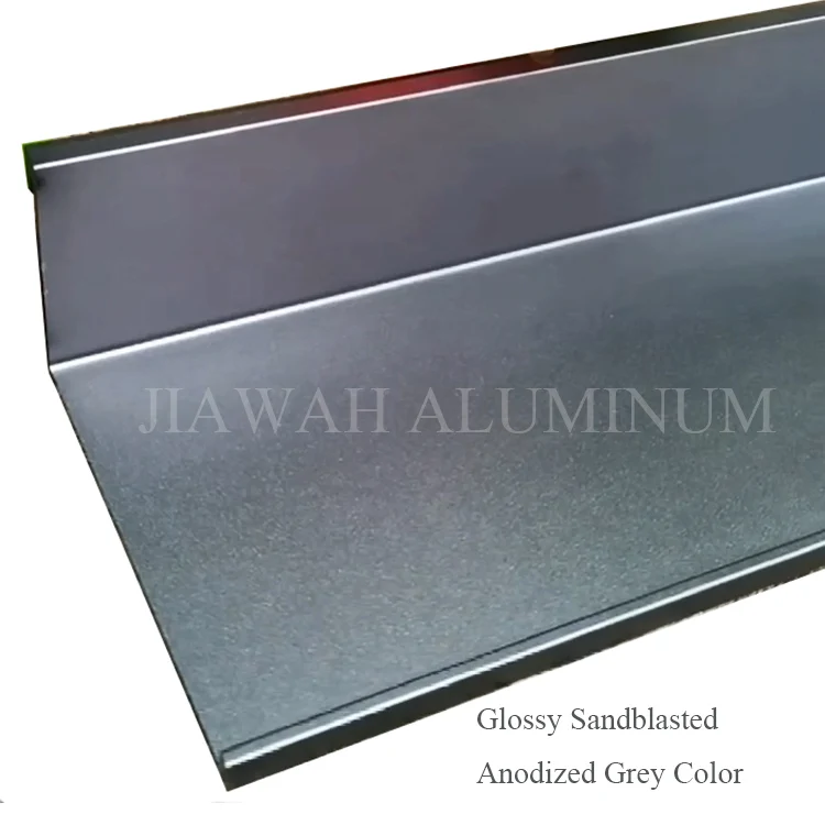 Minimalist Wall Mounted LED Light Display Shelf Floating Aluminum Display Shelf L Shape For Living Room , Kitchen , Study Room