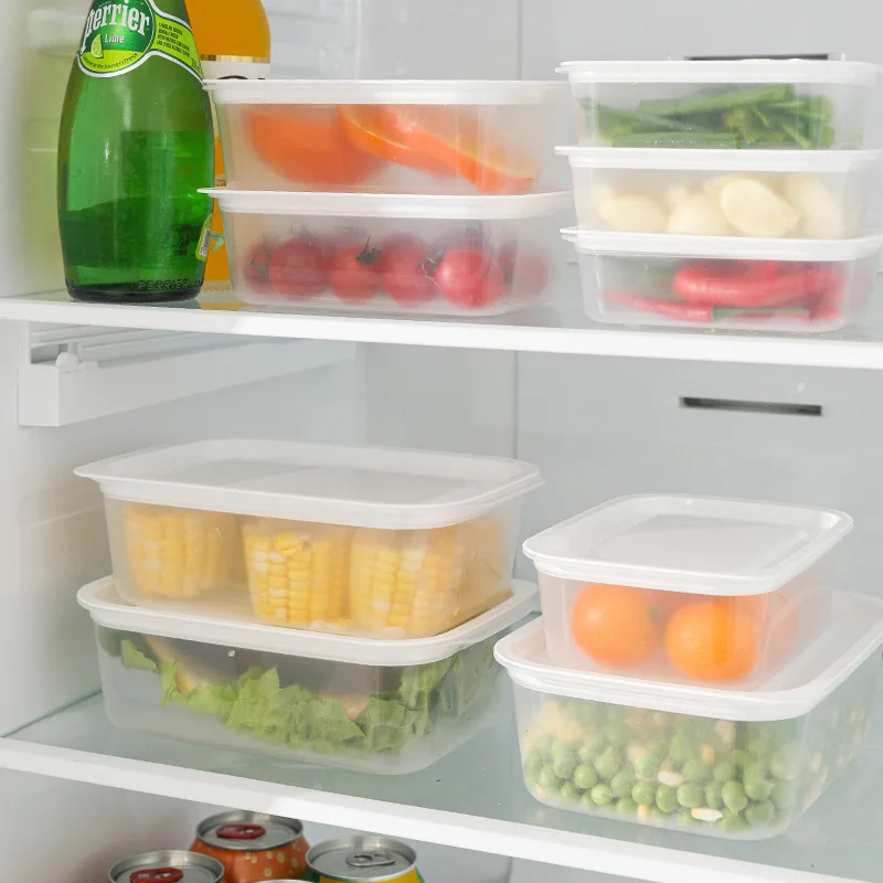 Kitchen Container Set Microwave Refrigerator Plastic Box With Lids Food Container Storage