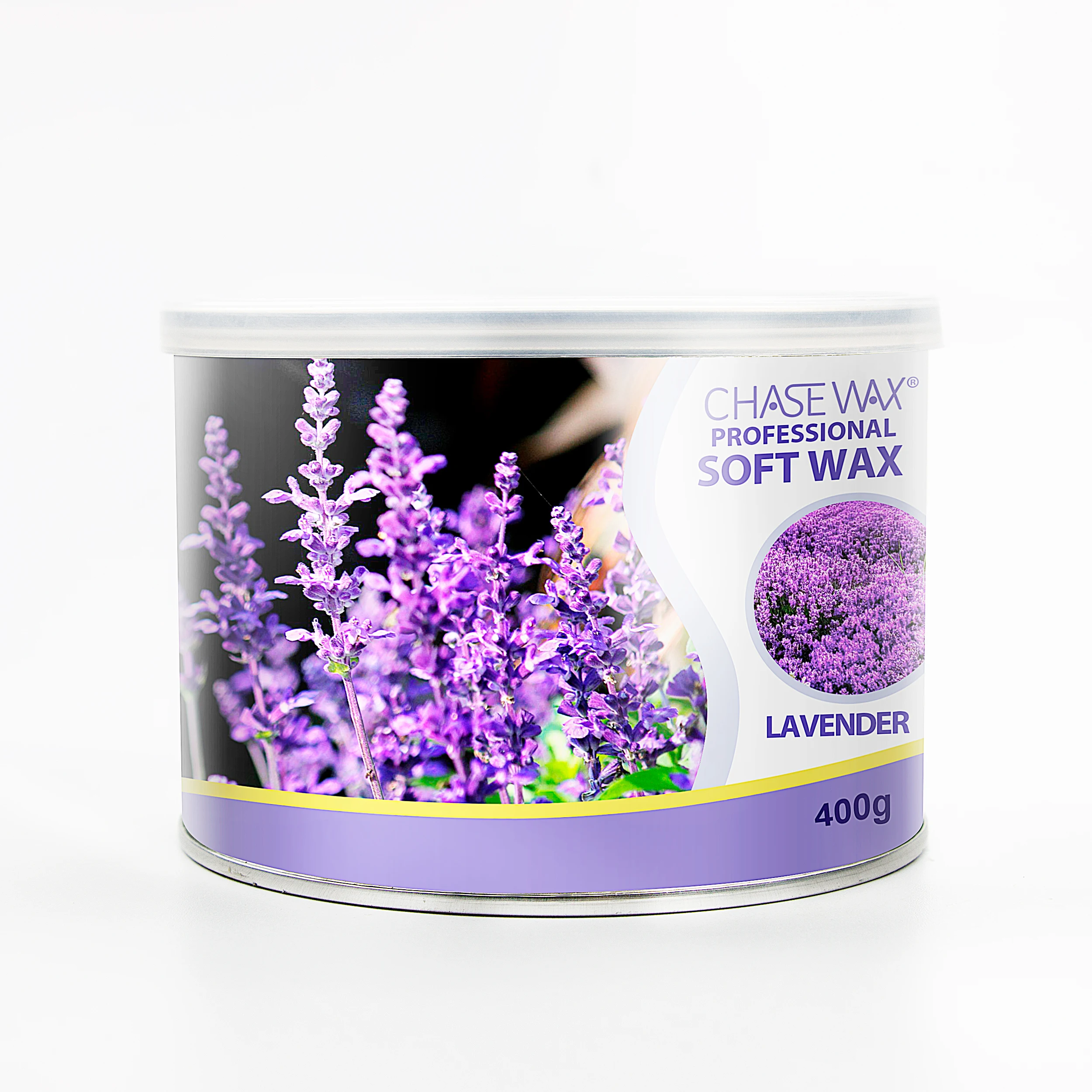 Surprising Texture 14oz Lavender Soft Wax Tins Strips Wax Removal Depilatory Wax  For Salon Spa