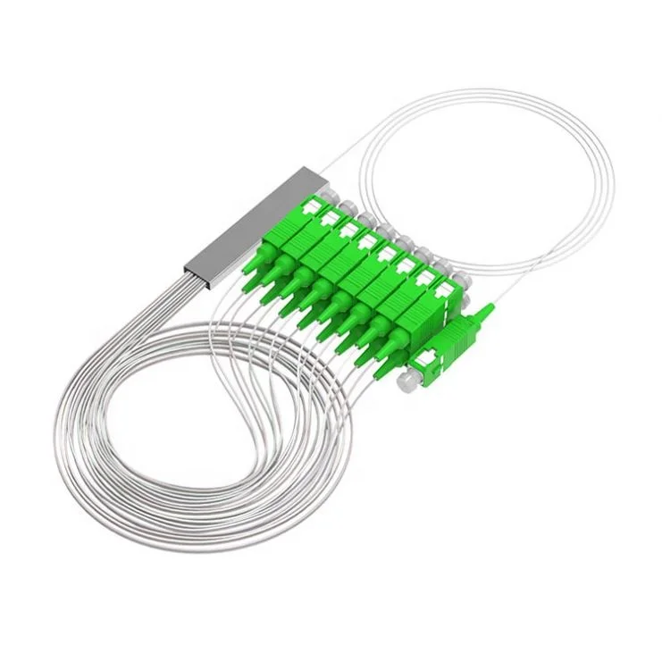 Производство 1*2 1*4 1*16 1*16 sc APC UPC gpon Волоконно-оптический кабель сплиттер оптический ПЛК сплиттер
