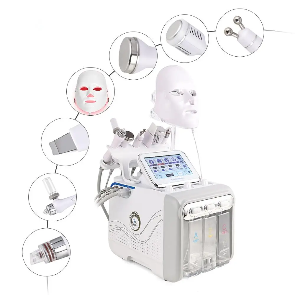 7 in 1 Multifunctional Deep Cleaning Oxygen Bubble Aqua Peeling Dermabrasion Beauty Machine