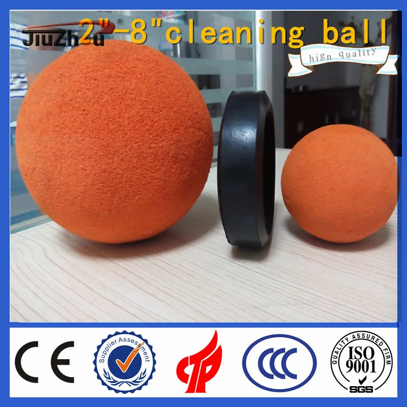 China Factory dn125 soft concrete pump cleaning sponge ball for schwing pumps