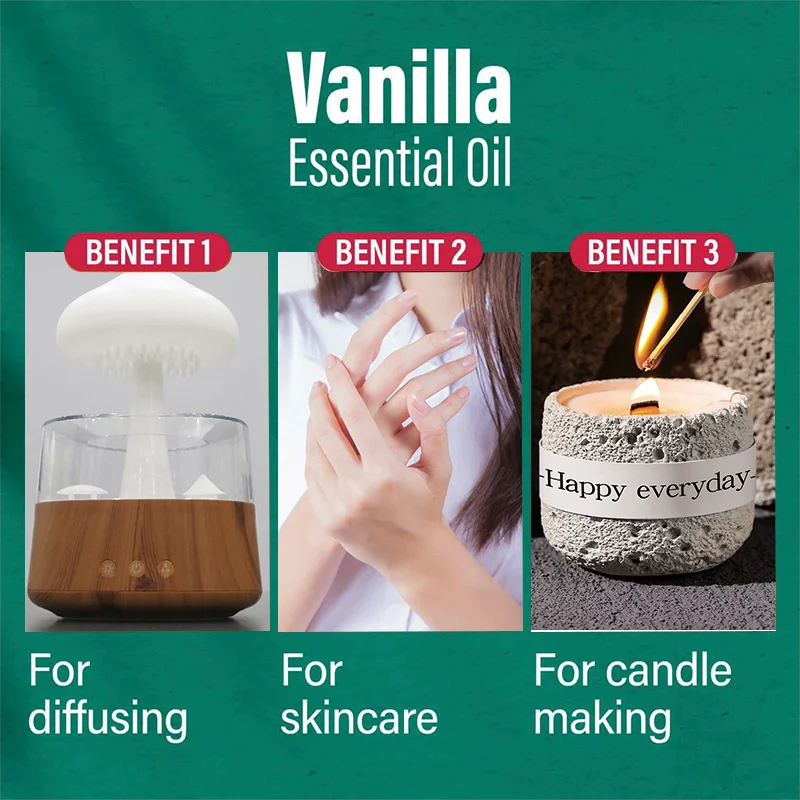 Manufacturer Bulk Vanilla essential oil blue bottle with great quality and affordable price