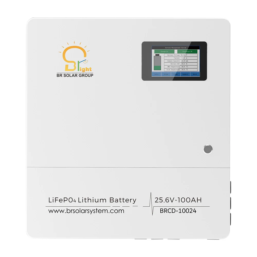 BR solar 24v deep cycle lifepo4 lithium ion battery 24v 100ah lithium ion battery for Electric Power Systems