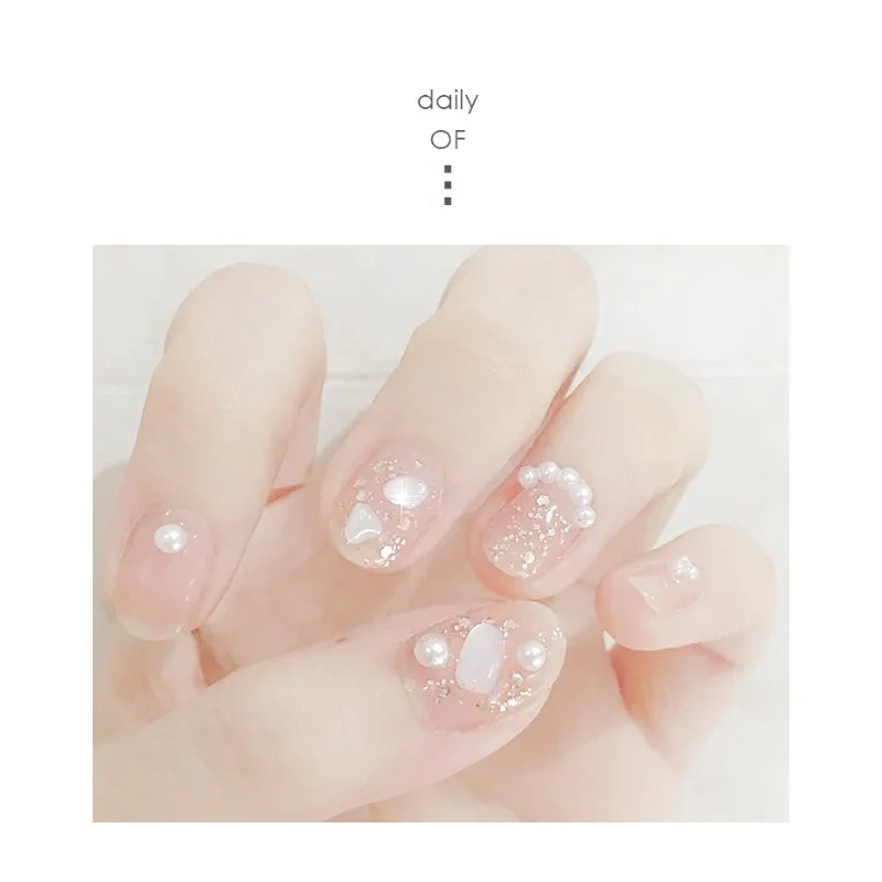 Paso Sico Summer Ice Cream Colors Irregular Shell Stone Natural Candy Colors Nail Art Decoration DIY