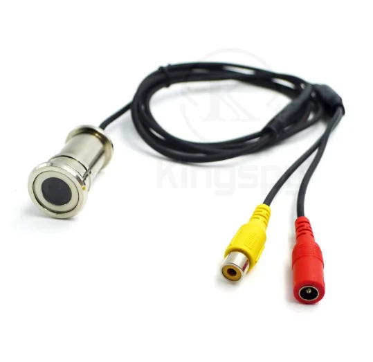 Waterproof Silver door peephole Mini 800TVL Security CCTV Camera Plug and Play 3.6mm Lens Home Surveillance Camera