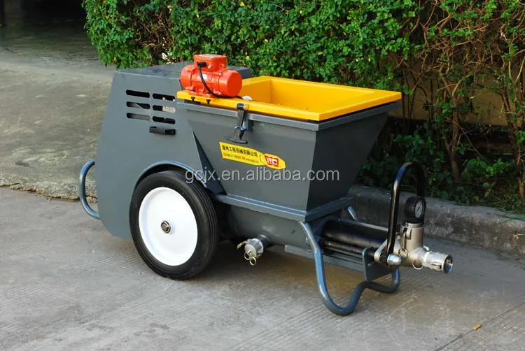 spray plastering machine for building ceiling with gypsum cement mortar lime putty