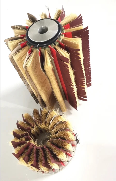 CNC polishing wooden sisal strip sander roller brush in Polishing Machine
