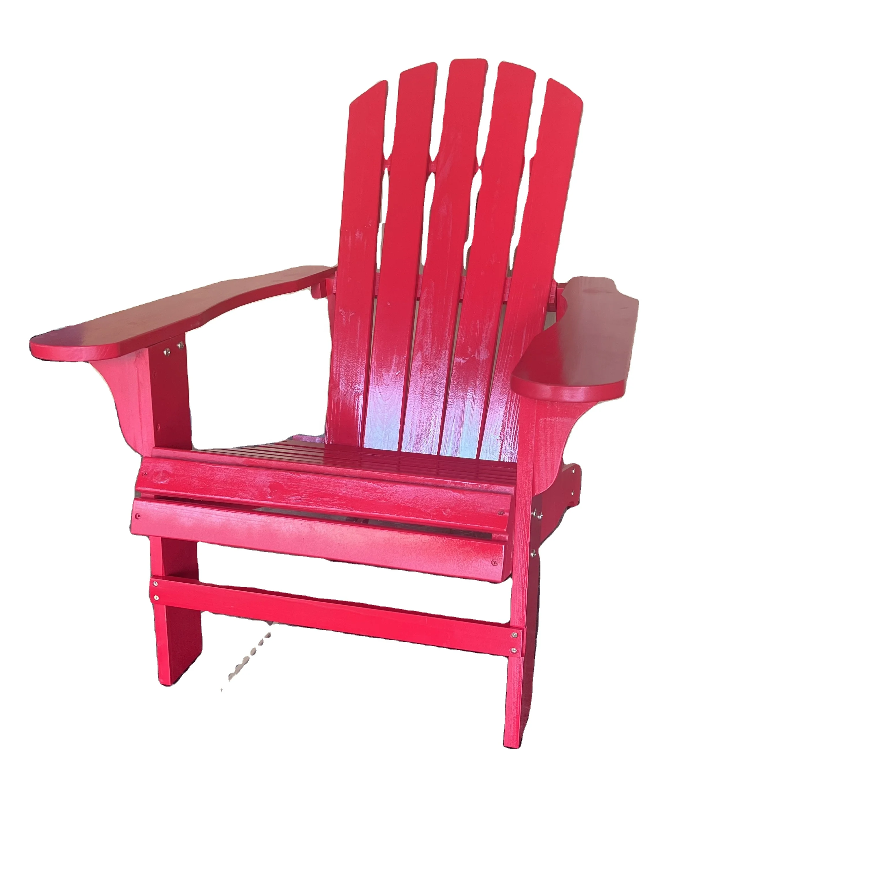 Современный уличный садовый деревянный складной пляжный стул Adirondack