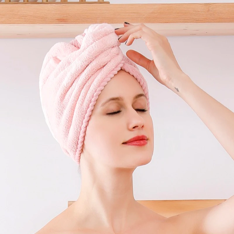 Сухой Душ Spa насадки для душа с запахом микроволоконное махровое ванное полотенце для сушки волос; Головные уборы Крышка Капота