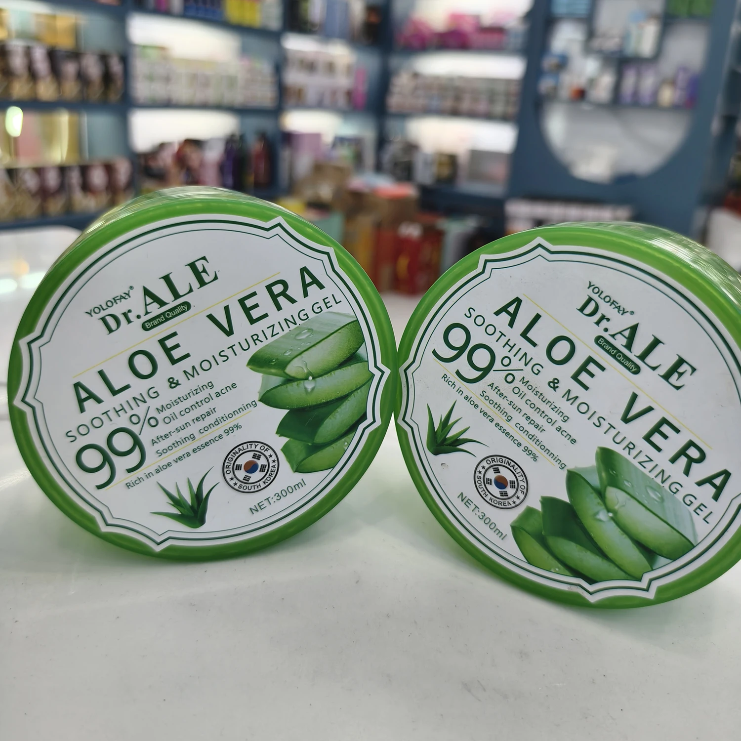 Facial Care OEM ODM Private Label  Aloe Vera Soothing Gel 300ml Moisturizing Smoothing Gel