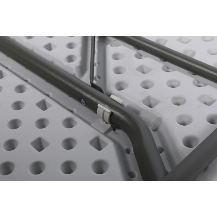 Patio Party Outdoor Lightweight Waterproof White 72 Inch 6ft Folding In Half Rectangle Outdoor Plastic Folding Table