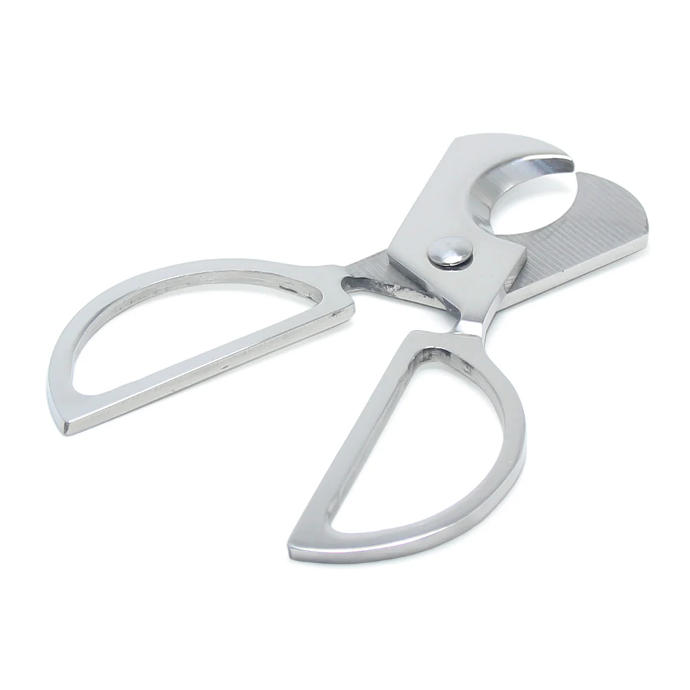 Portable Stainless Steel Pocket Double Blade Cigar Cutter Knife Scissors High Quality Smoking Accessories Cigar Scissors
